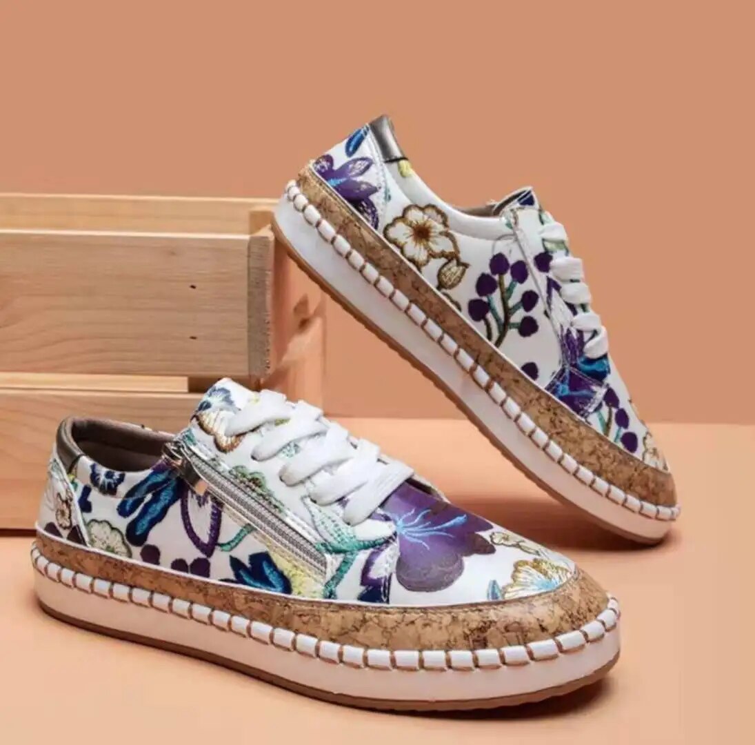 Avery™ - Stylish Botanical Shoes