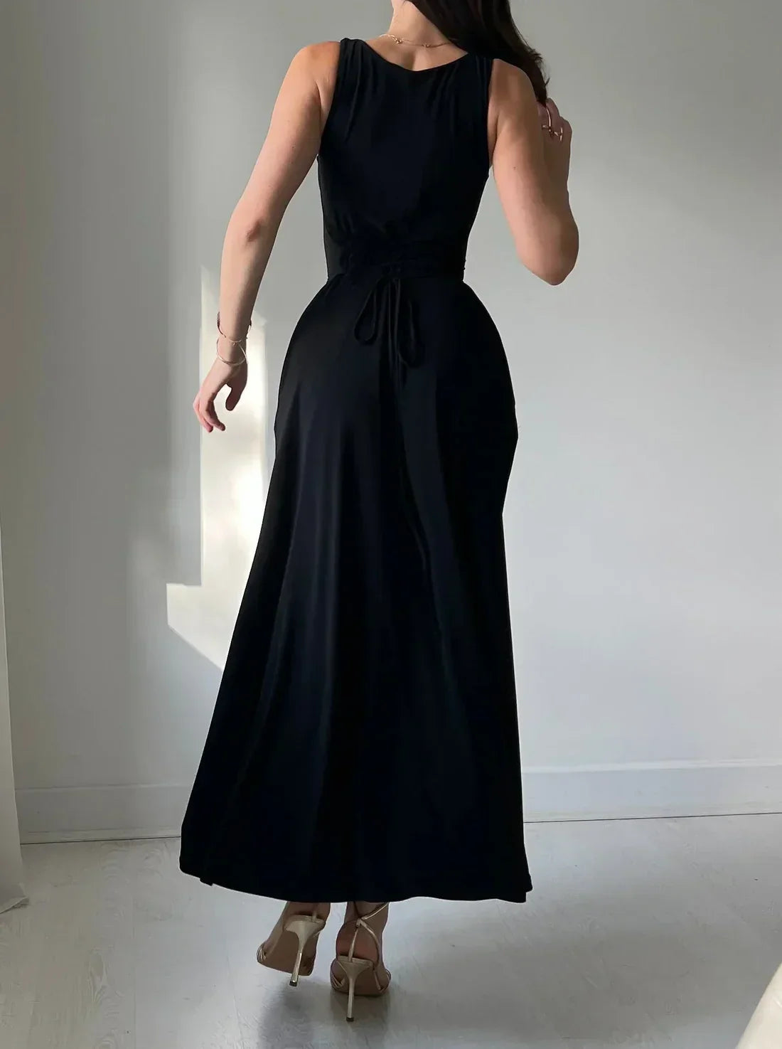Celianne™ - Elegant Square Neck Dress