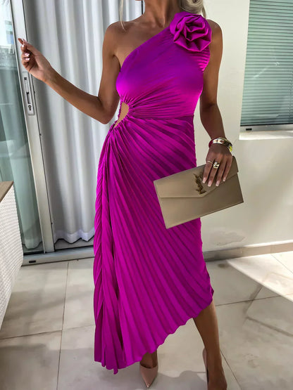 Marivelle™ - Pleated Glamour Dress