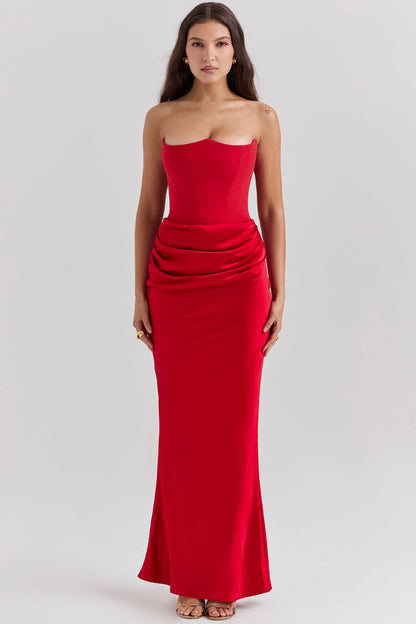 Nola Strapless Contour Dress