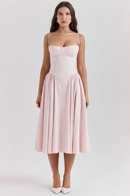 Alina Cinched Midi Dress