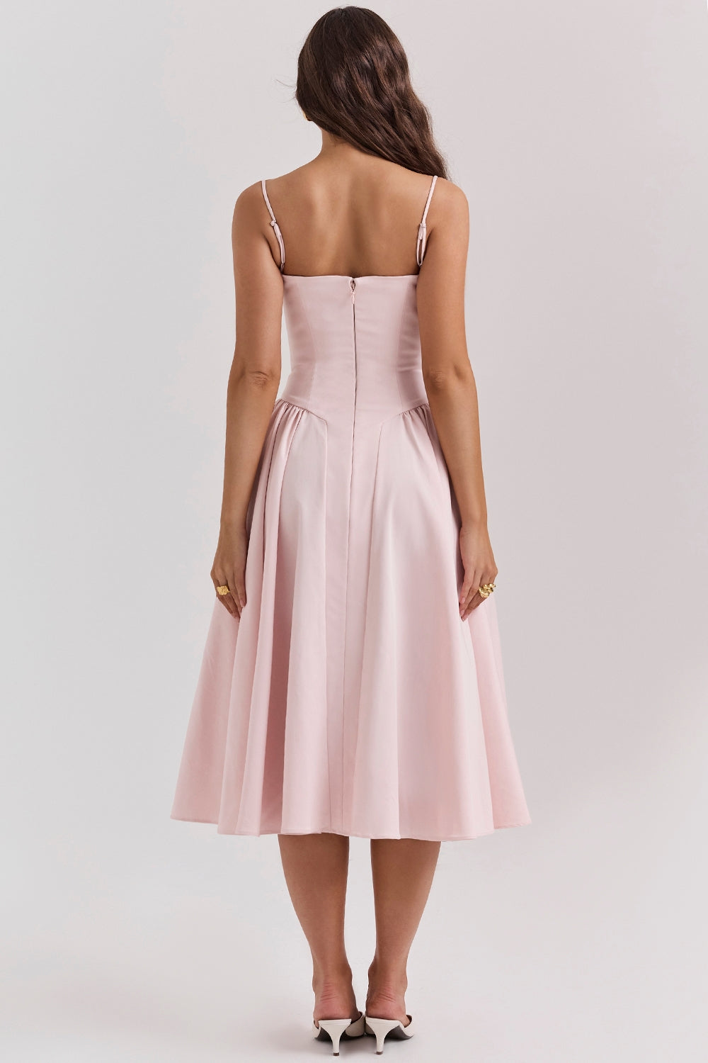 Alina Cinched Midi Dress