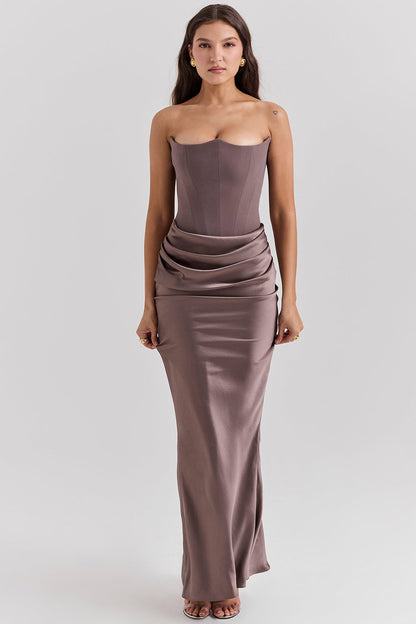 Nola Strapless Contour Dress