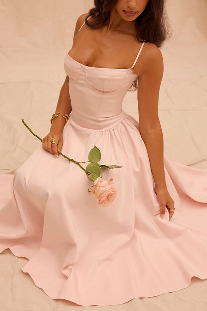 Alina Cinched Midi Dress