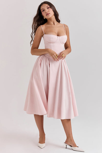 Alina Cinched Midi Dress