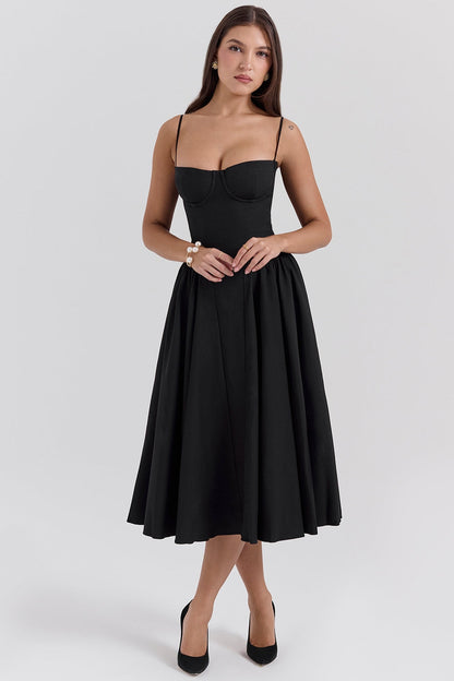 Alina Cinched Midi Dress