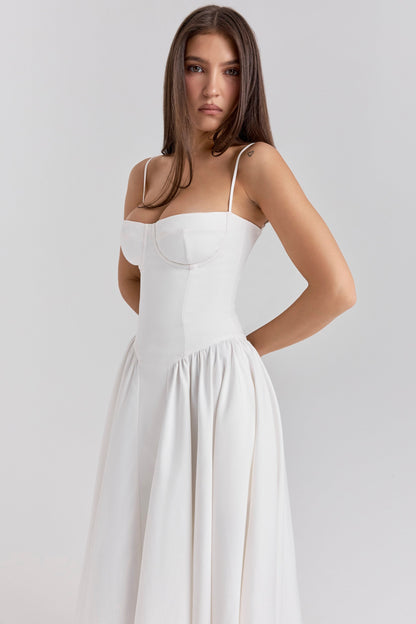 Alina Cinched Midi Dress