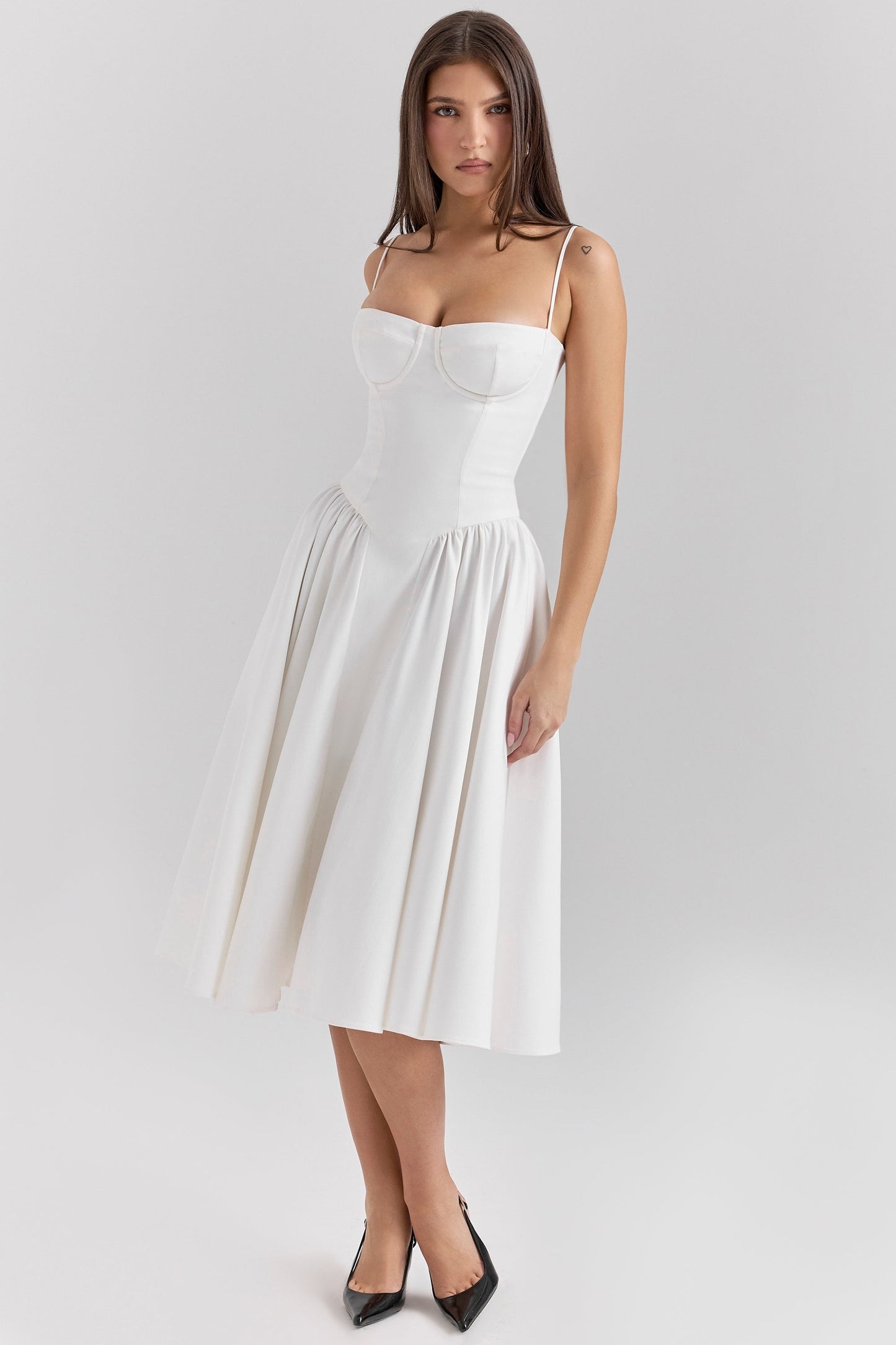 Alina Cinched Midi Dress