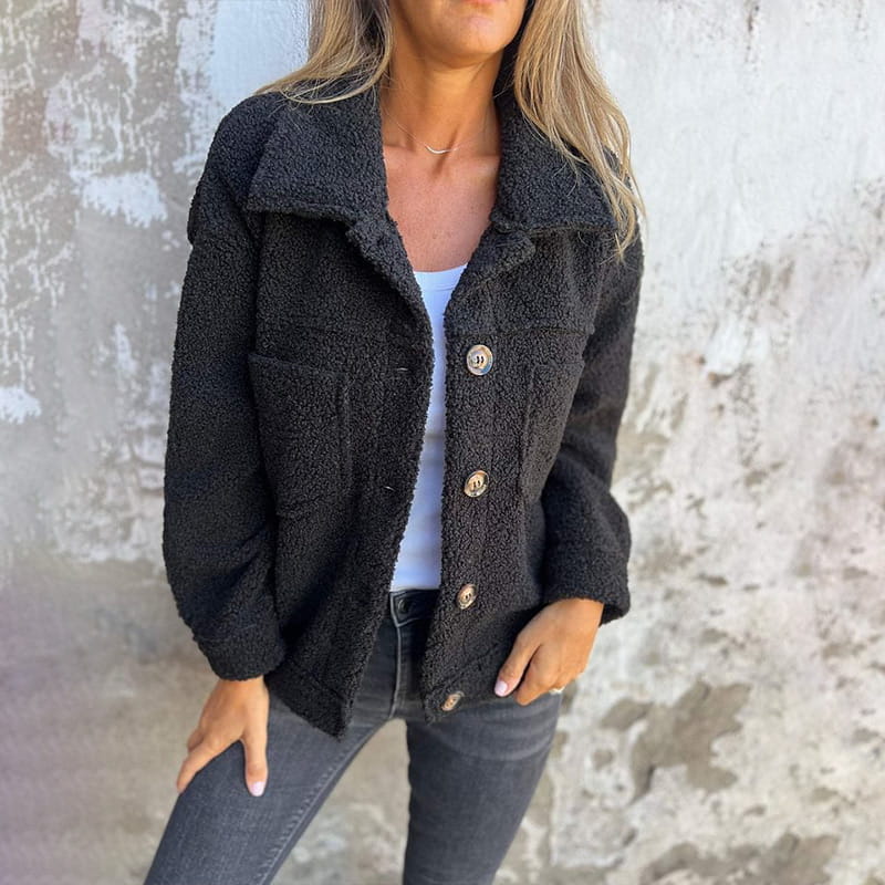 AUBREY™ - Cozy Button-Up Jacket