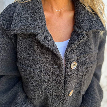 AUBREY™ - Cozy Button-Up Jacket