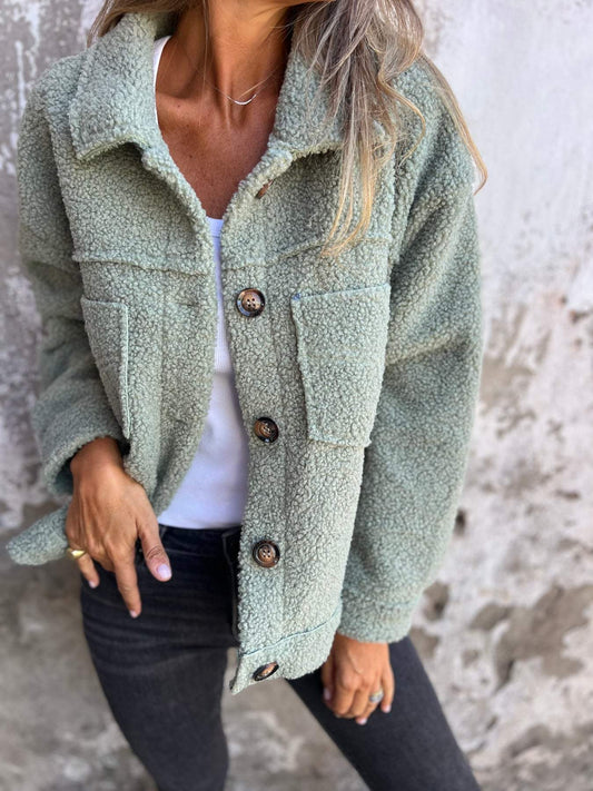 AUBREY™ - Cozy Button-Up Jacket