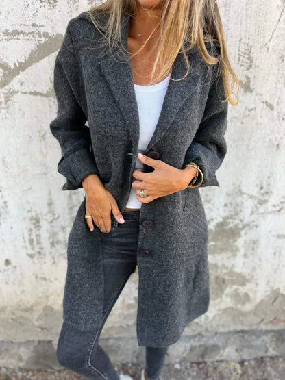 Aaliyah™ - Cozy Button Coat