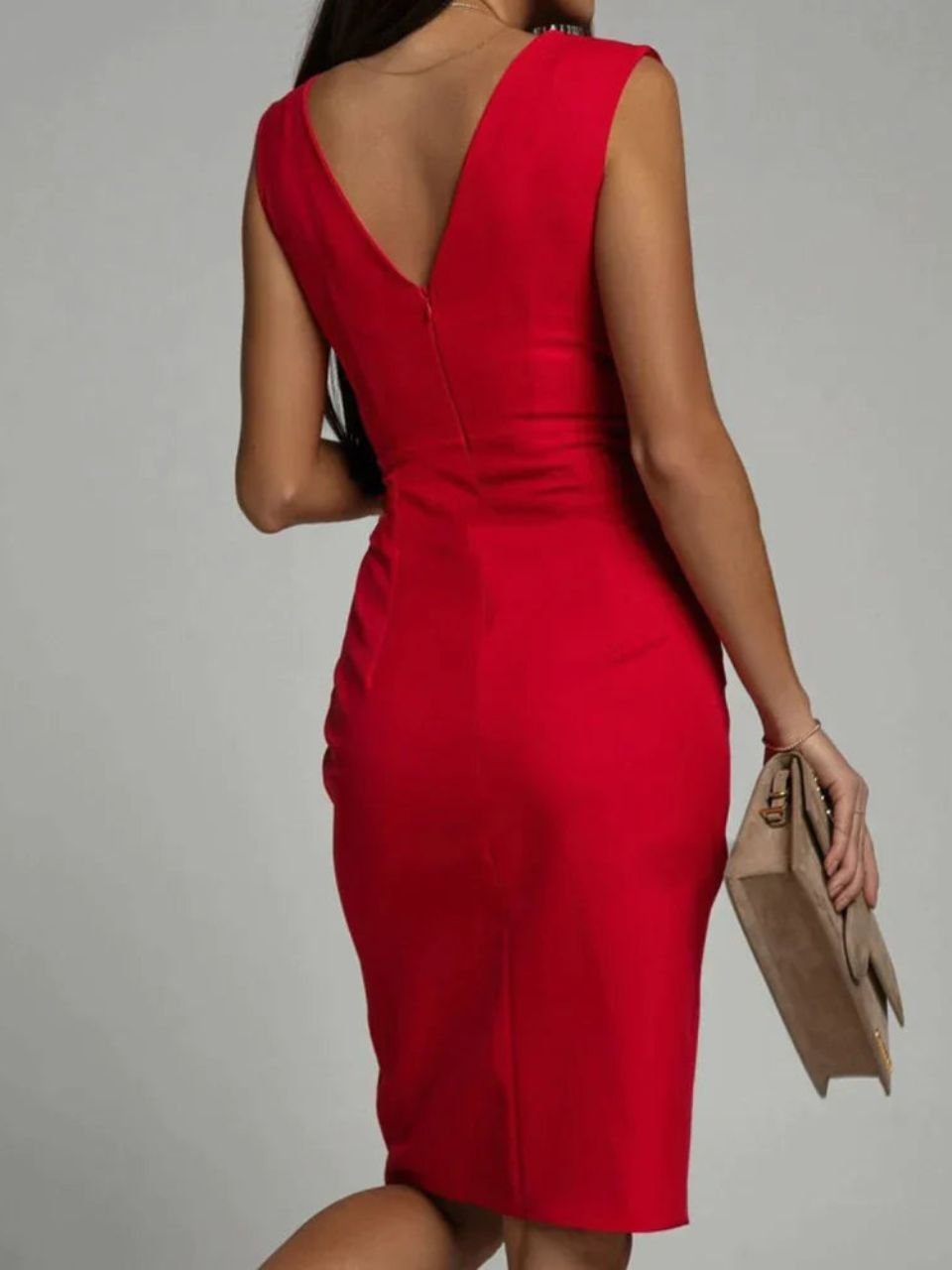 Aveline™ - Elegant V-Neck Dress