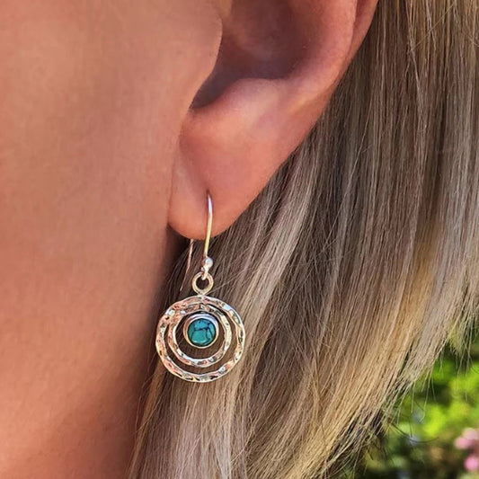 Lanura™ - Ethereal Circle Earrings