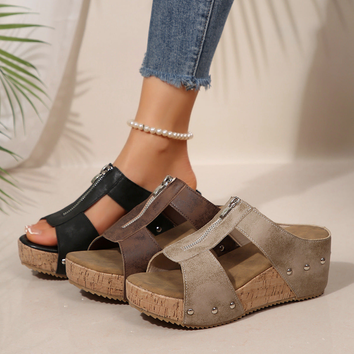 Laurelle™ - Stylish Wedge Sandals