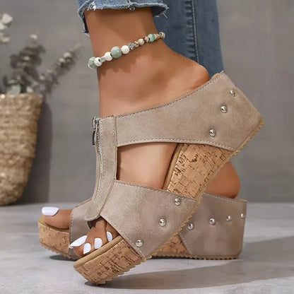 Laurelle™ - Stylish Wedge Sandals