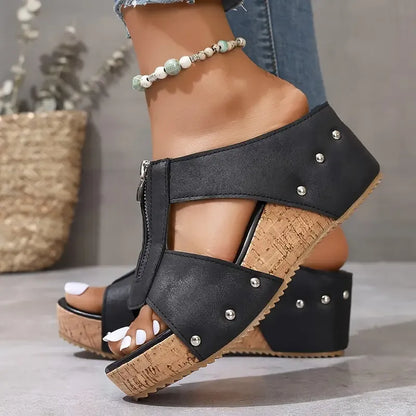 Laurelle™ - Stylish Wedge Sandals
