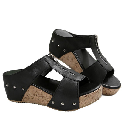 Laurelle™ - Stylish Wedge Sandals