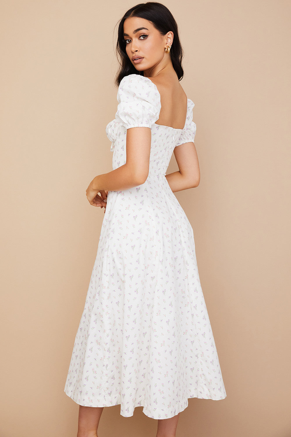 Ailene™ - Bloom Puff Sleeve Dress