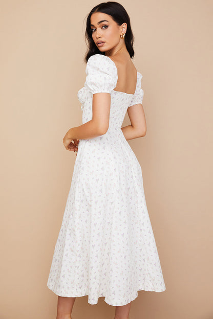 Ailene™ - Bloom Puff Sleeve Dress