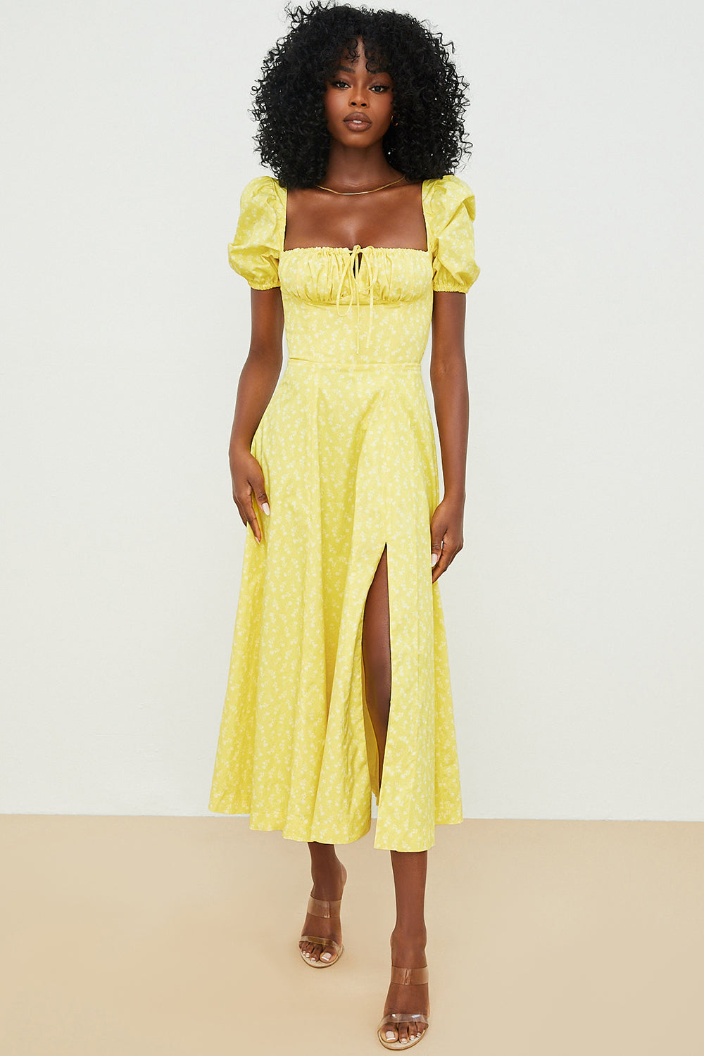 Ailene™ - Bloom Puff Sleeve Dress